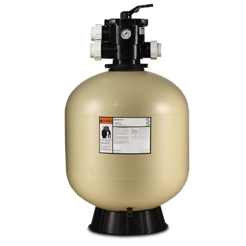 Pentair | 145241 | Tagelus TA 60D Top Mount Sand Filter – 24.5" Tank, 60 GPM, 43,200 Gal Capacity