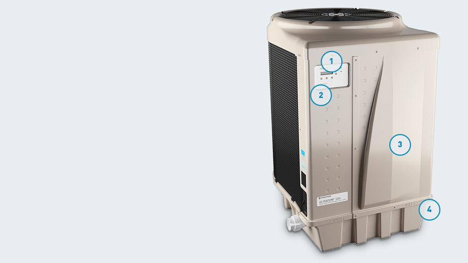 Pentair UltraTemp high performance pool and spa heat pump