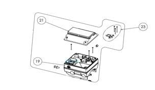 Pentair 356911Z IntelliFlo VS+SVRS drive kit with keypad, almond