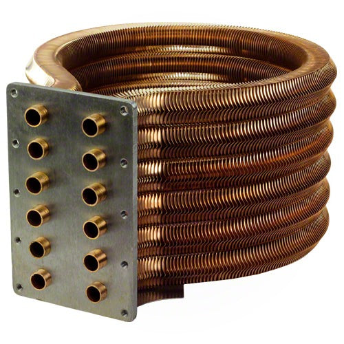 Pentair 474065 cupro-nickel tube sheet coil assembly for 400HD MasterTemp and Max-E-Therm heaters
