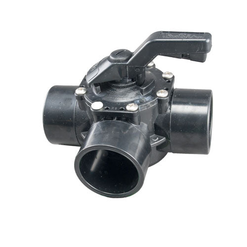 Waterway 600-7100-CPVC TruSeal 3-way diverter valve, CPVC