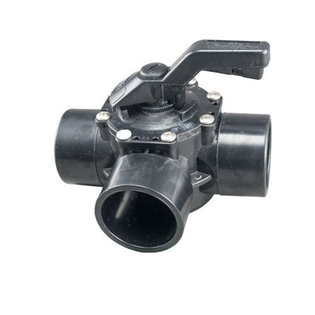 Waterway 600-7100-CPVC TruSeal 3-way diverter valve, CPVC