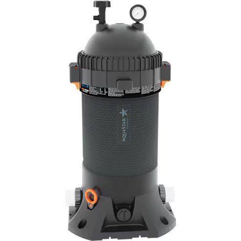 Aquastar | PLF27000 | AquaStar Pipeline Cartridge Filter, Small Footprint, Big Filtration, 200 sq. ft, 27,000 gallons