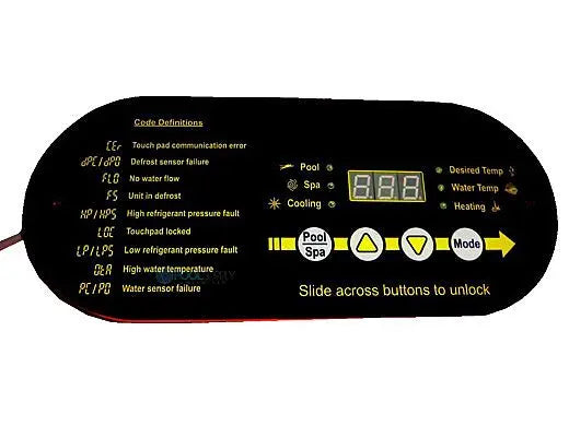 AutoPilot ECS0276 capacitive touch control panel with 60 inch cable