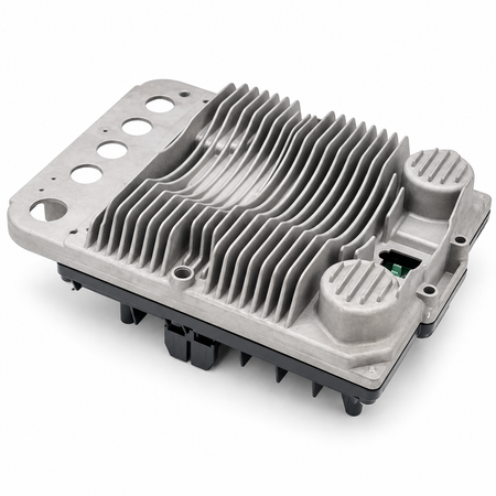 Pentair 356162Z drive, angled view showing the pump cable connector side
