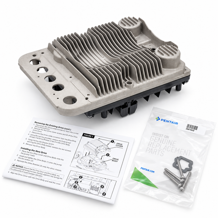 Pentair 356162Z drive kit contents including mounting gasket, screws and instruction sheet