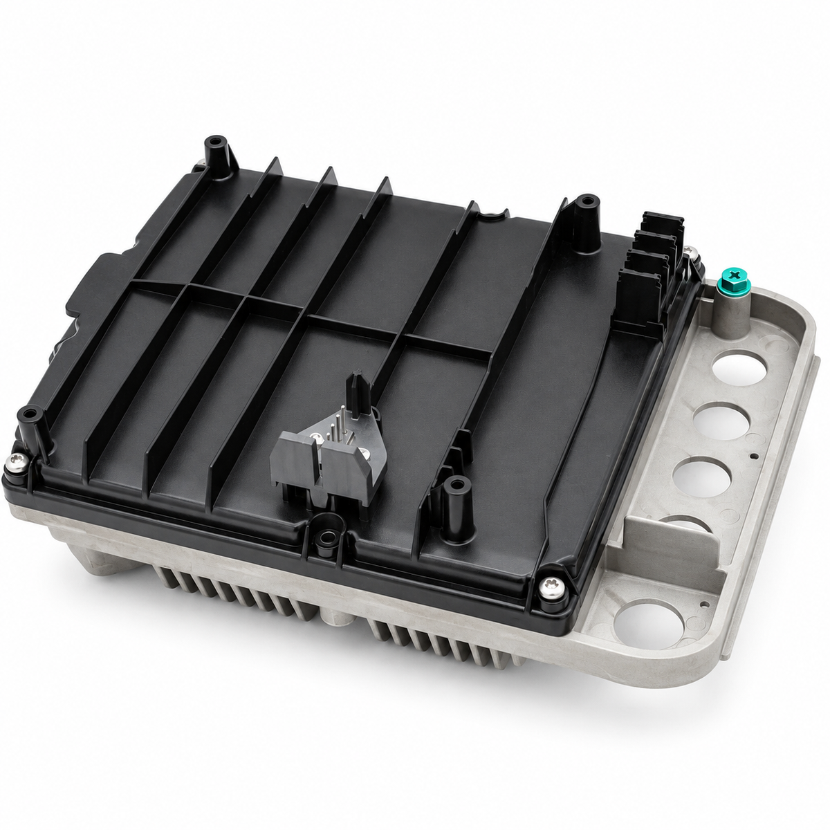 Pentair 356162Z drive underside with black cover and pump cable connector