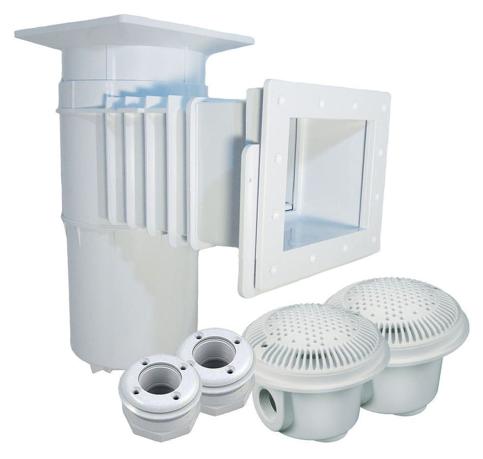 Hayward Auto-Skim Series Vinyl Inground Builders Pack 1 Skimmer  2 Main Drains (Sp1048), and 2 Inlets (Sp1408) | SP10841OMTE