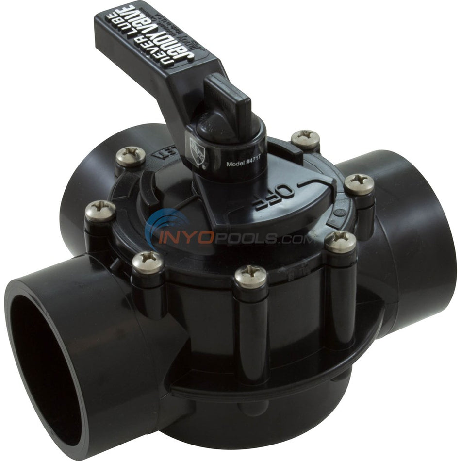 Jandy 4717 NeverLube valve back view
