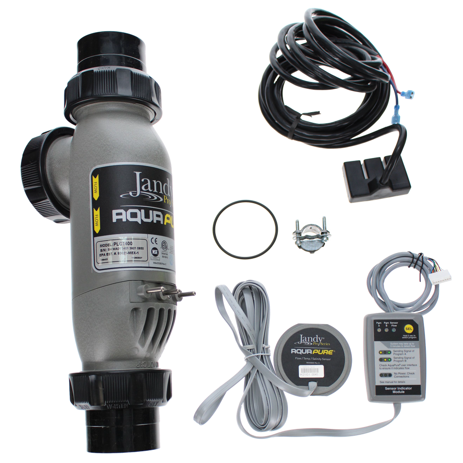 Jandy AquaPure PureLink Cell Kit PLC1400 – Salt Chlorine Generator for Pools Up to 40,000 Gallons