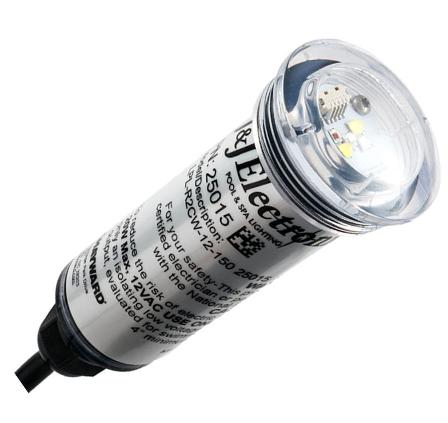 J&J Electronics 25015P ColorSplash VU Retro nicheless RGBW LED light 12V 150 foot cord