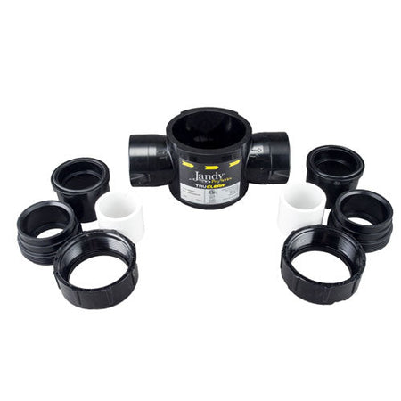 Jandy R0694000 TruClear cell housing side view with union fittings