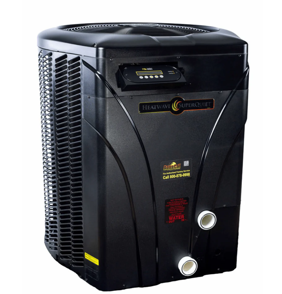 AquaCal TC1500BCDSBPE TropiCool digital control panel