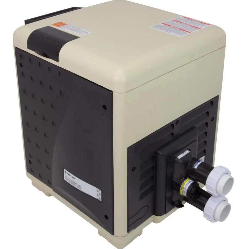 Pentair 460805 MasterTemp 400HD Natural Gas Pool & Spa Heater – High-Efficiency, Smart. Cupro-Nickel Exchanger.