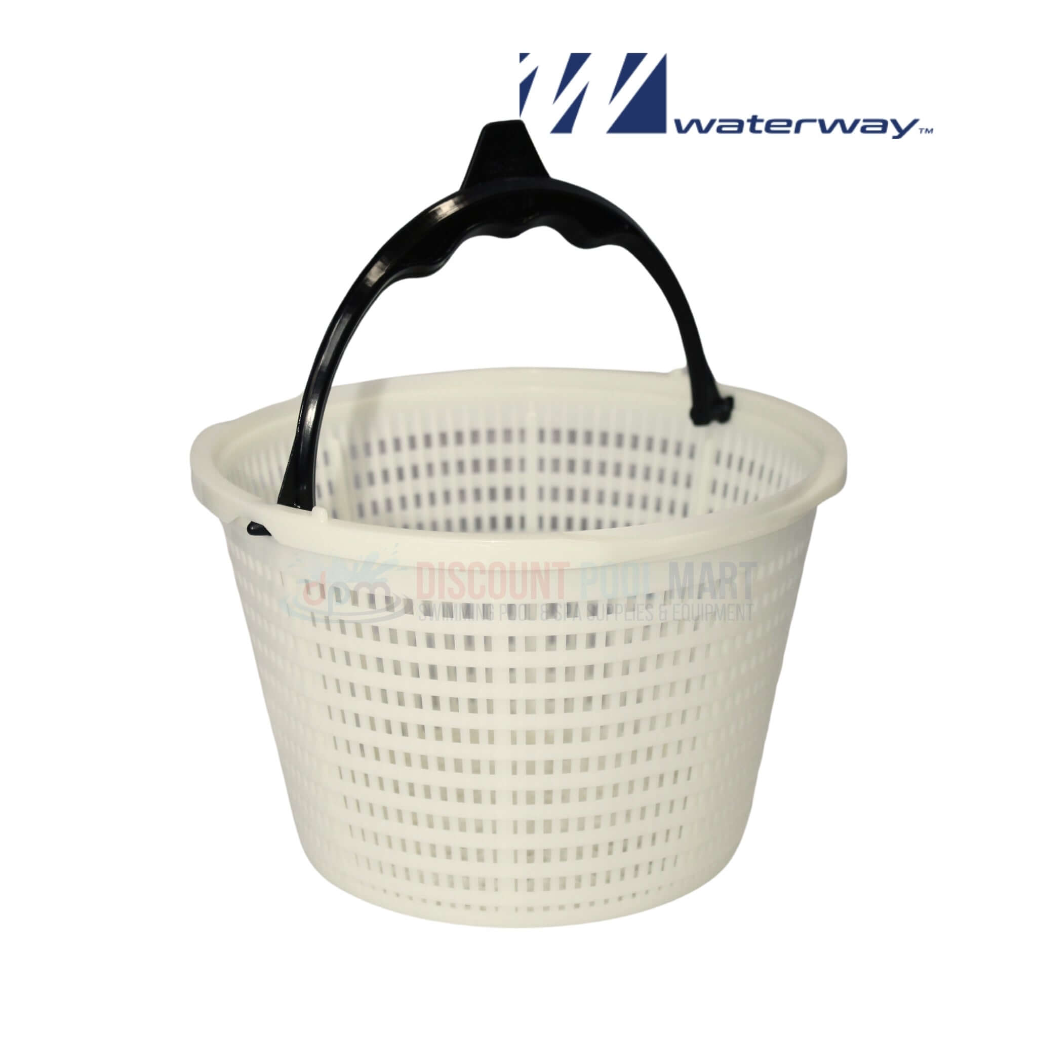 Waterway 540-6610 locking skimmer basket with handle