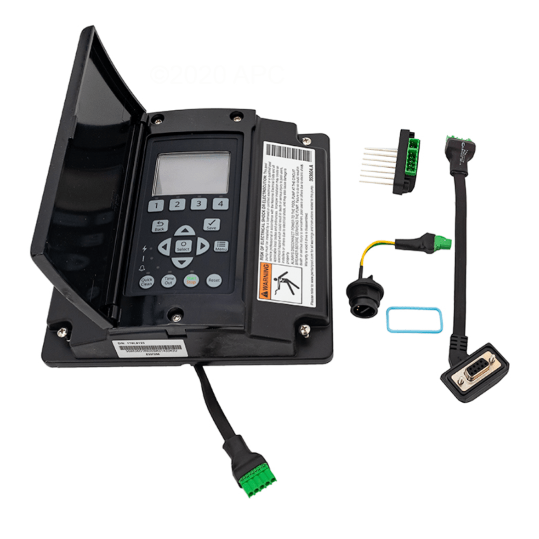 Pentair 358527Z black IntelliPro keypad assembly with cover for Sta-Rite variable speed pumps