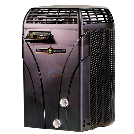 AquaCal HeatWave SuperQuiet heat pump, left side view